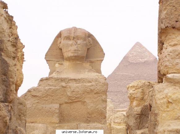Sfinxul - Marele Sfinx de la Giza răm�ne unul din - Egiptul Antic